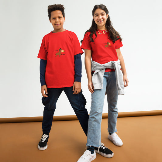 Youth classic tee 'horses make me' DNA equestrian ltd