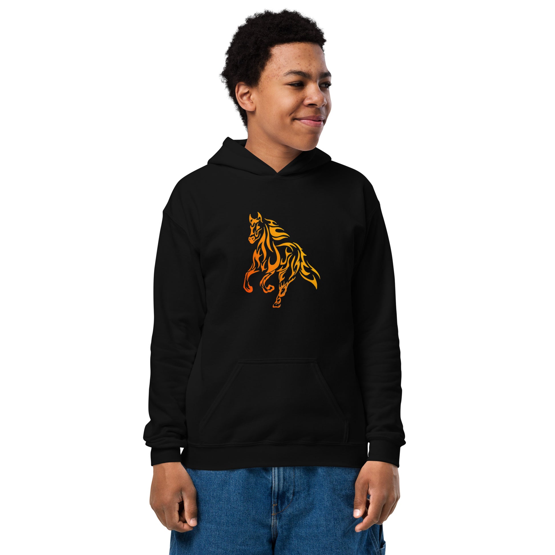 Fire horse Youth heavy blend hoodie DNA equestrian ltd